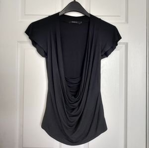 ARDEN B. Misses size M cap sleeve drape top